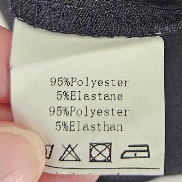 Grace Karin Womens Small High Waist Elegant Casual Pants With Belt & Ankle Tie - Picture 12 of 13